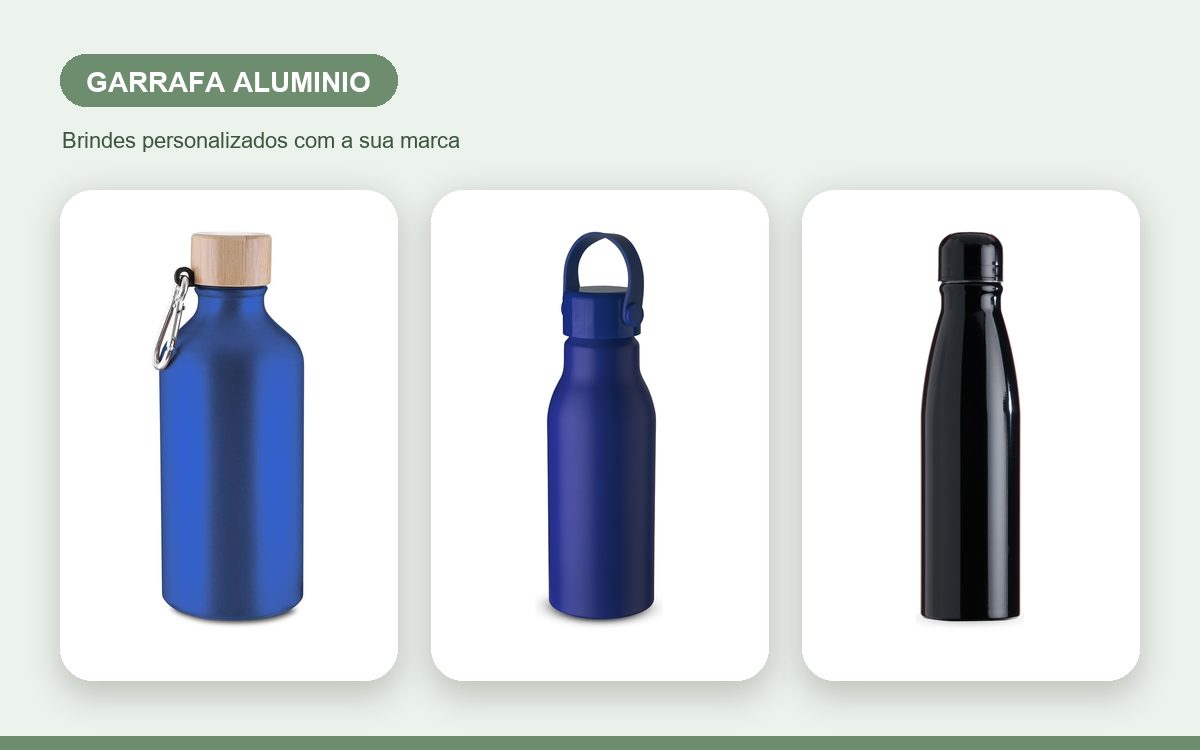 Brindes personalizados com a sua marca — Como Personalizar Garrafas de Alumínio com a Sua Marca