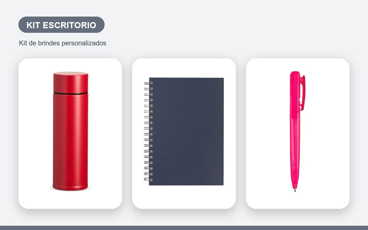 Brindes personalizados com a sua marca — Como Personalizar Kits de Escritório com a Sua Marca