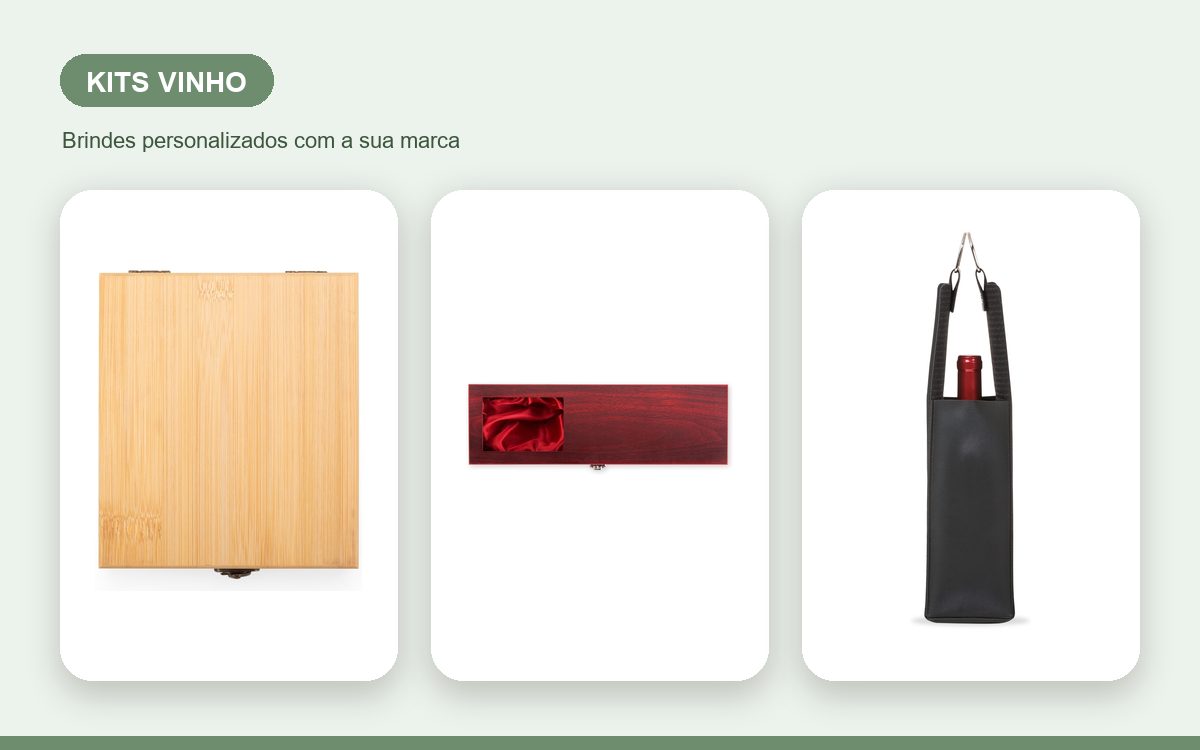Brindes personalizados com a sua marca — Como personalizar kits vinho com a marca da empresa