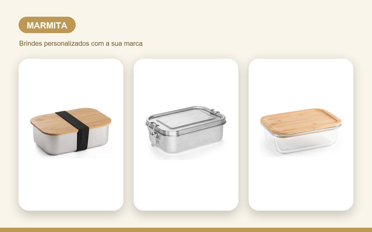 Brindes personalizados com a sua marca — Como personalizar marmitas com a marca da sua empresa