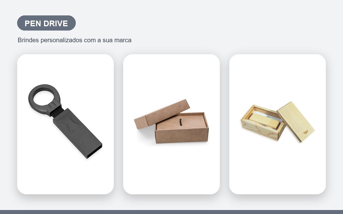 Brindes personalizados com a sua marca — Como personalizar pen drives com a marca da sua empresa
