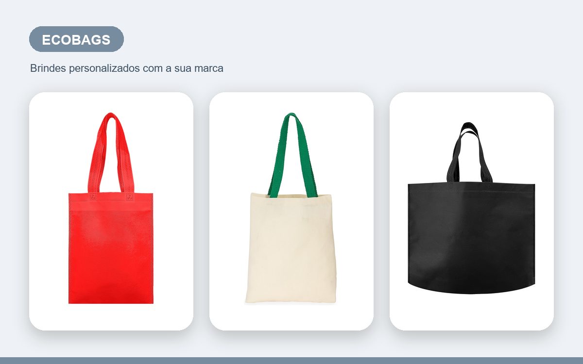 Brindes personalizados com a sua marca — Como personalizar sacolas e ecobags com a marca da empresa