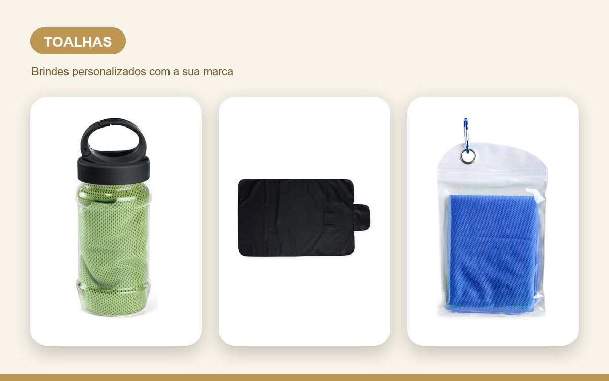Brindes personalizados com a sua marca — Como personalizar toalhas com a marca da sua empresa