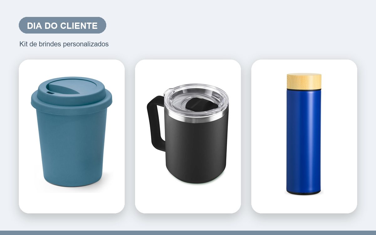 Kit de brindes personalizados — Copos Personalizados para o Dia do Cliente: como brindar