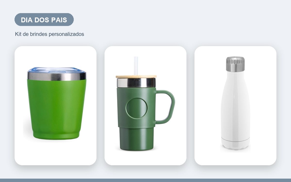 Kit de brindes personalizados — Copos personalizados para o Dia dos Pais: ideias de brinde