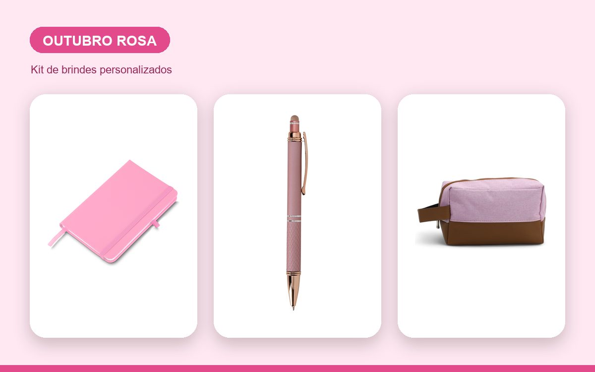Kit de brindes personalizados — Copos Personalizados para o Outubro Rosa: Guia para Empresas