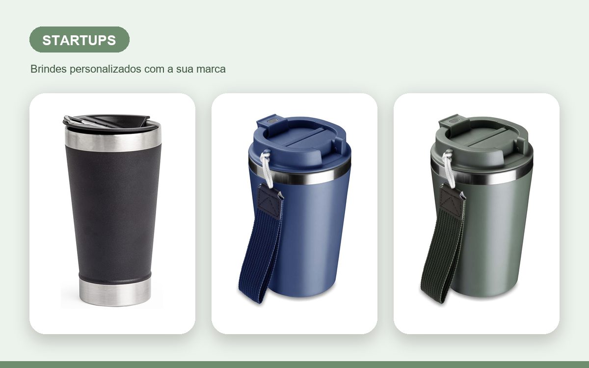 Brindes personalizados com a sua marca — Copos personalizados para startups: guia prático