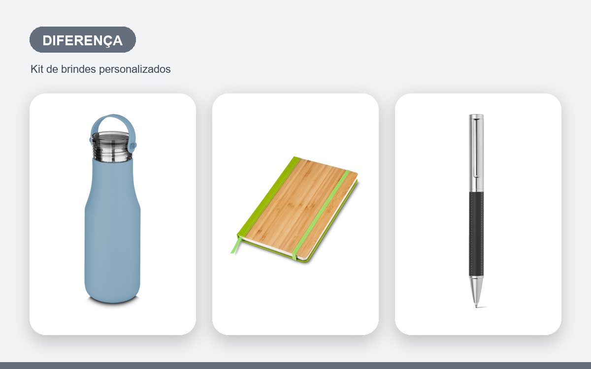 Brindes personalizados com a sua marca — Diferença entre Brinde e Presente Corporativo: Quando Usar