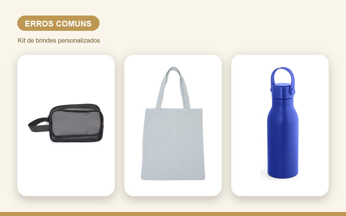 Brindes personalizados com a sua marca — Erros ao comprar brindes personalizados e como evitar