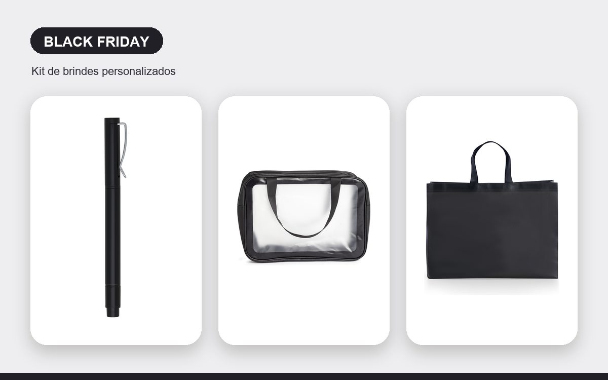 Kit de brindes personalizados — Garrafas Térmicas Personalizadas para a Black Friday