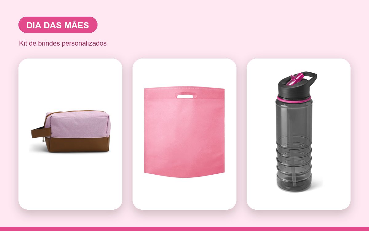 Kit de brindes personalizados — Garrafas Térmicas Personalizadas para o Dia das Mães