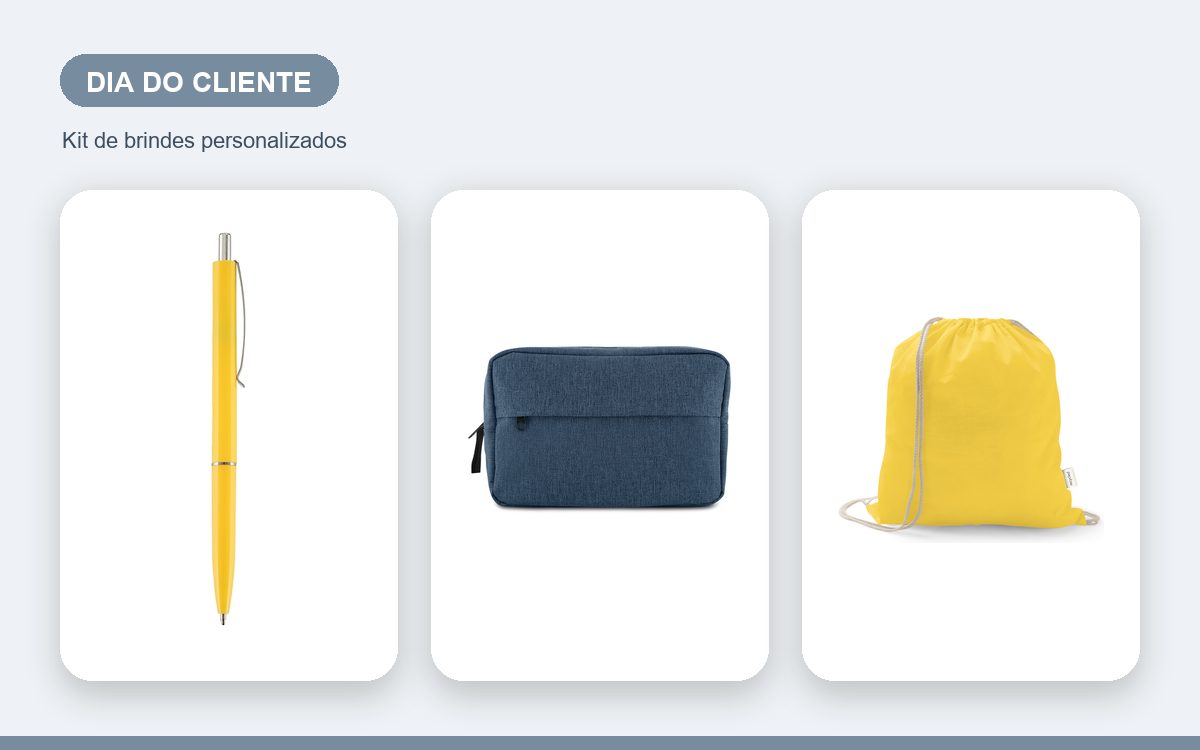 Kit de brindes personalizados — Garrafas Térmicas Personalizadas para o Dia do Cliente
