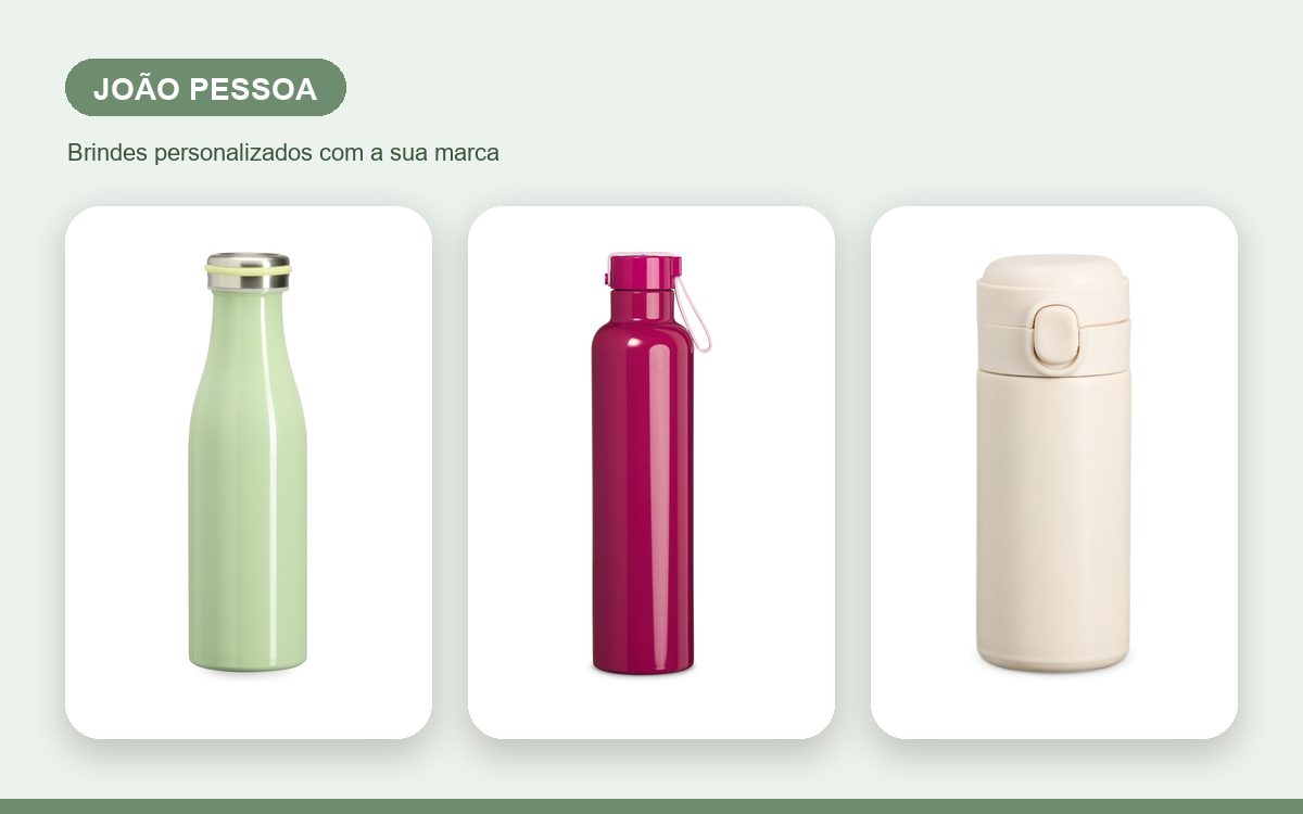 Brindes personalizados com a sua marca — Garrafas Térmicas Personalizadas em João Pessoa: Guia