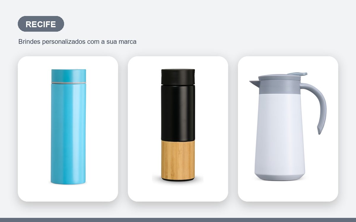 Brindes personalizados com a sua marca — Garrafas Térmicas Personalizadas em Recife: Guia Completo
