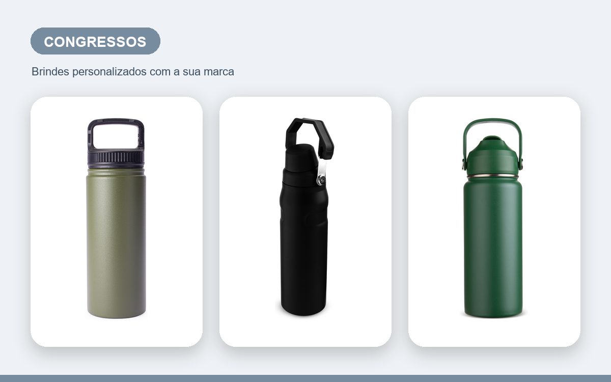 Brindes personalizados com a sua marca — Garrafas Térmicas Personalizadas para Congressos: Guia