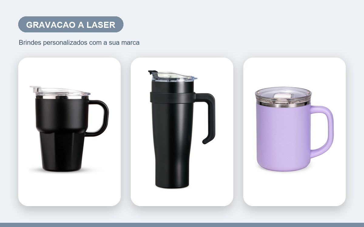 Brindes personalizados com a sua marca — Gravação a laser ou impressão UV: como escolher a técnica