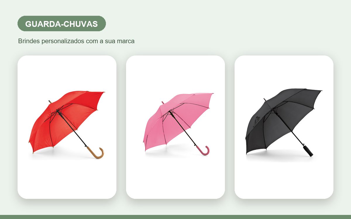 Brindes personalizados com a sua marca — Guarda-chuvas personalizados para empresas: guia completo