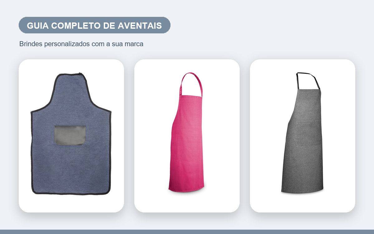 Brindes personalizados com a sua marca — Guia completo de aventais personalizados para empresas