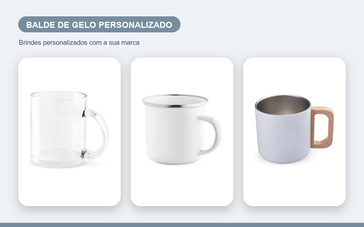 Brindes personalizados com a sua marca — Guia completo de baldes de gelo personalizados para eventos