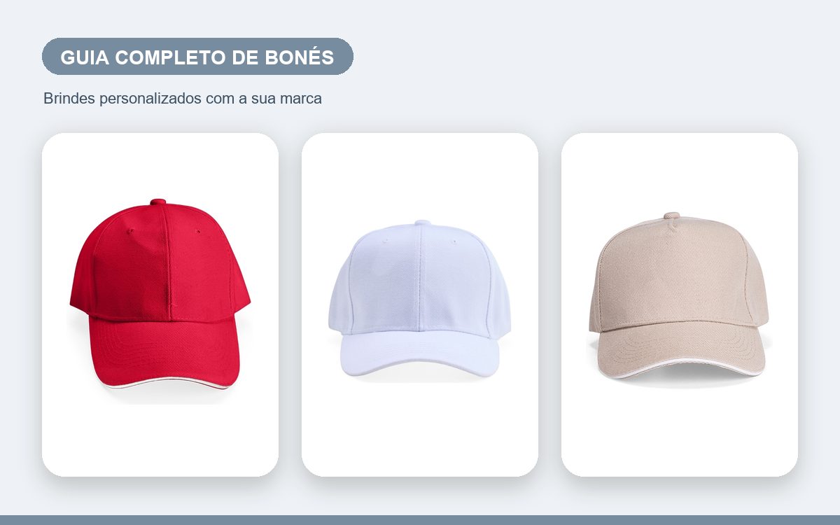 Brindes personalizados com a sua marca — Guia completo de bonés personalizados para empresas