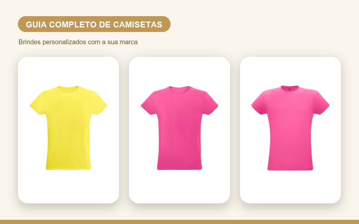 Brindes personalizados com a sua marca — Guia completo de camisetas personalizadas para empresas