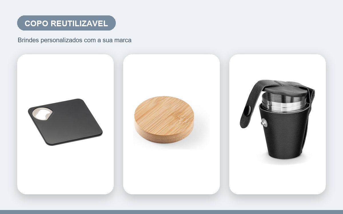Brindes personalizados com a sua marca — Guia Completo de Copos Reutilizáveis Personalizados