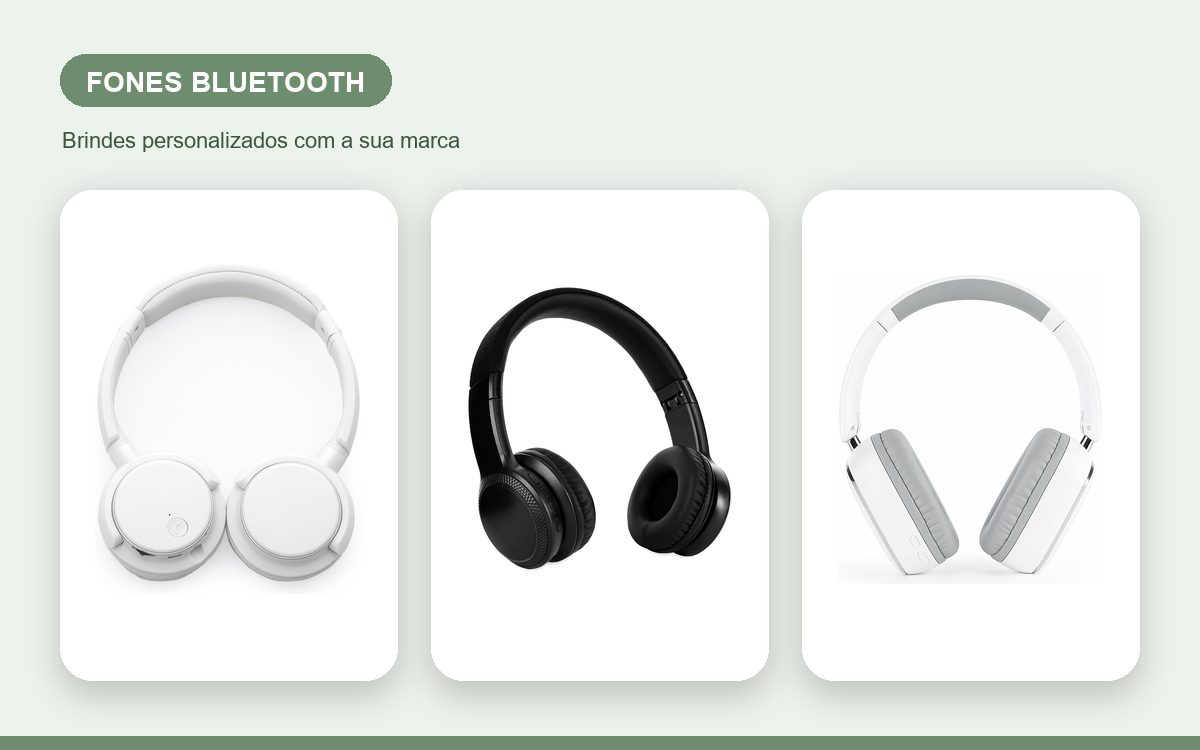 Brindes personalizados com a sua marca — Guia completo de fones bluetooth personalizados para empresas