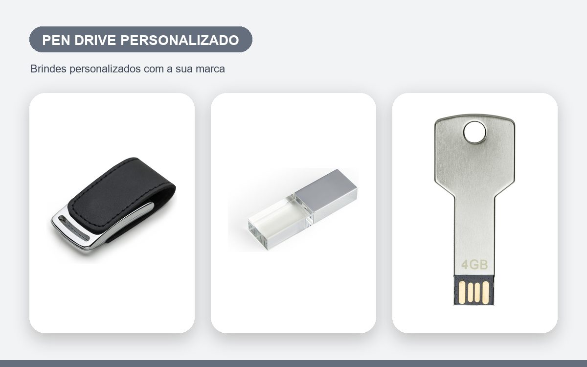 Brindes personalizados com a sua marca — Guia Completo de Pen Drives Personalizados para Empresas