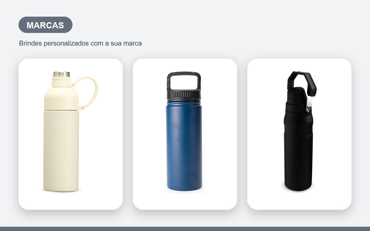 Brindes personalizados com a sua marca — Guia de Garrafas e Squeezes Personalizados Para Marcas