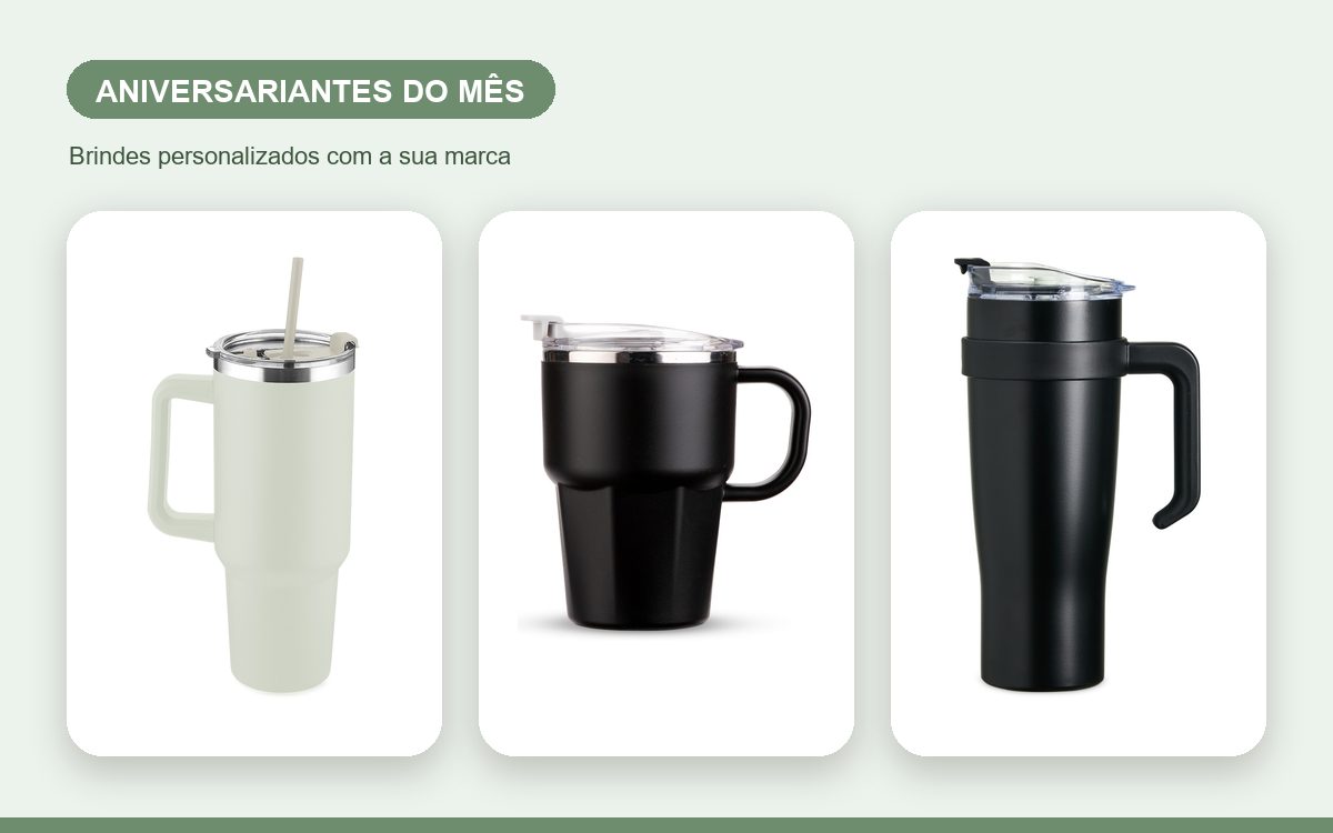 Brindes personalizados com a sua marca — Brindes para Aniversariantes do Mês: Ideias que Encantam a Equipe