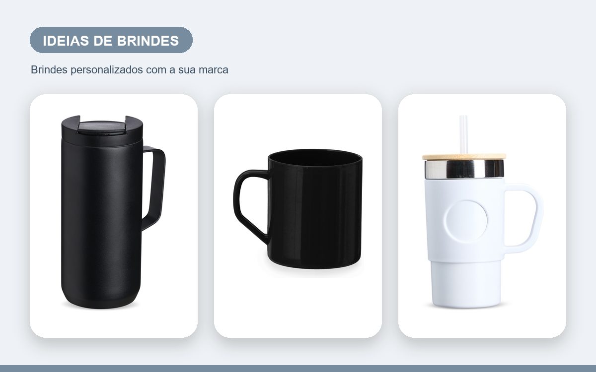 Brindes personalizados com a sua marca — Ideias de brindes para colaboradores que engajam e valorizam