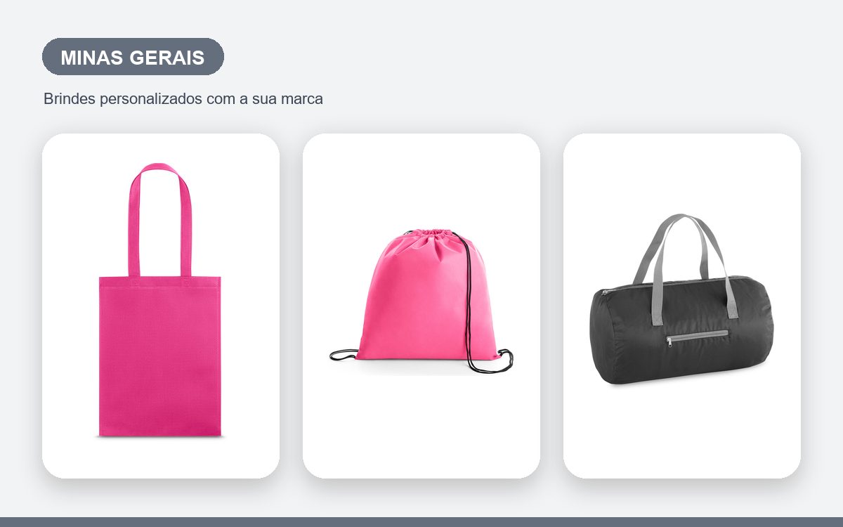 Brindes personalizados com a sua marca — Ideias de brindes para feiras em Minas Gerais