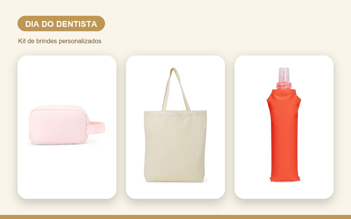 Kit de brindes personalizados — Ideias de Brindes para o Dia do Dentista com a Marca