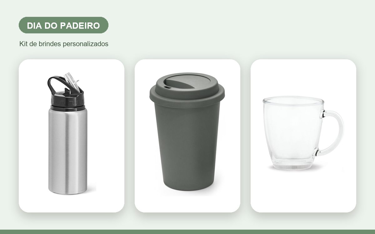 Kit de brindes personalizados — Ideias de Brindes para o Dia do Padeiro com a Marca