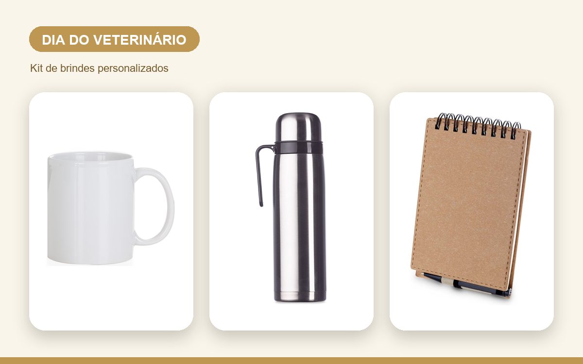 Kit de brindes personalizados — Ideias de Brindes para o Dia do Veterinário com a Marca