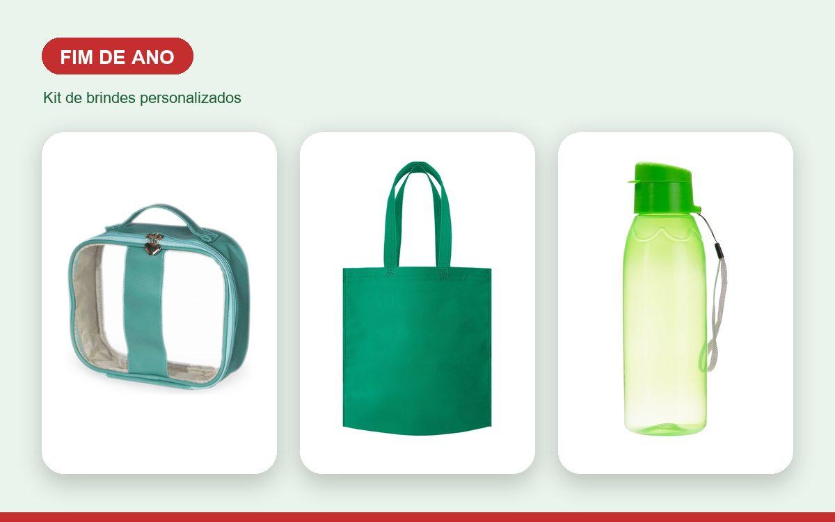 Kit de brindes personalizados — Ideias de brindes para o fim de ano que sua empresa vai adorar