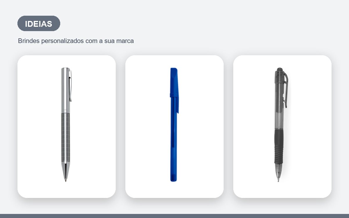 Brindes personalizados com a sua marca — Ideias de Brindes Personalizados Baratos e de Impacto