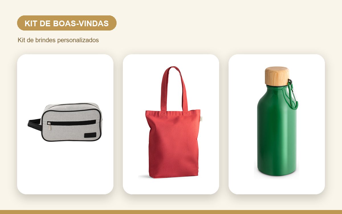 Brindes personalizados com a sua marca — Kit de boas-vindas para colaboradores: o que incluir