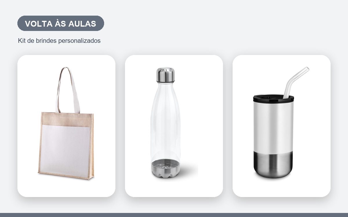 Brindes personalizados com a sua marca — Kit de Brindes de Volta às Aulas: Ideias para Empresas