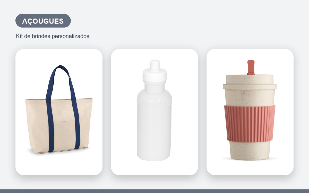 Brindes personalizados com a sua marca — Kit de brindes para açougues e empórios: como montar