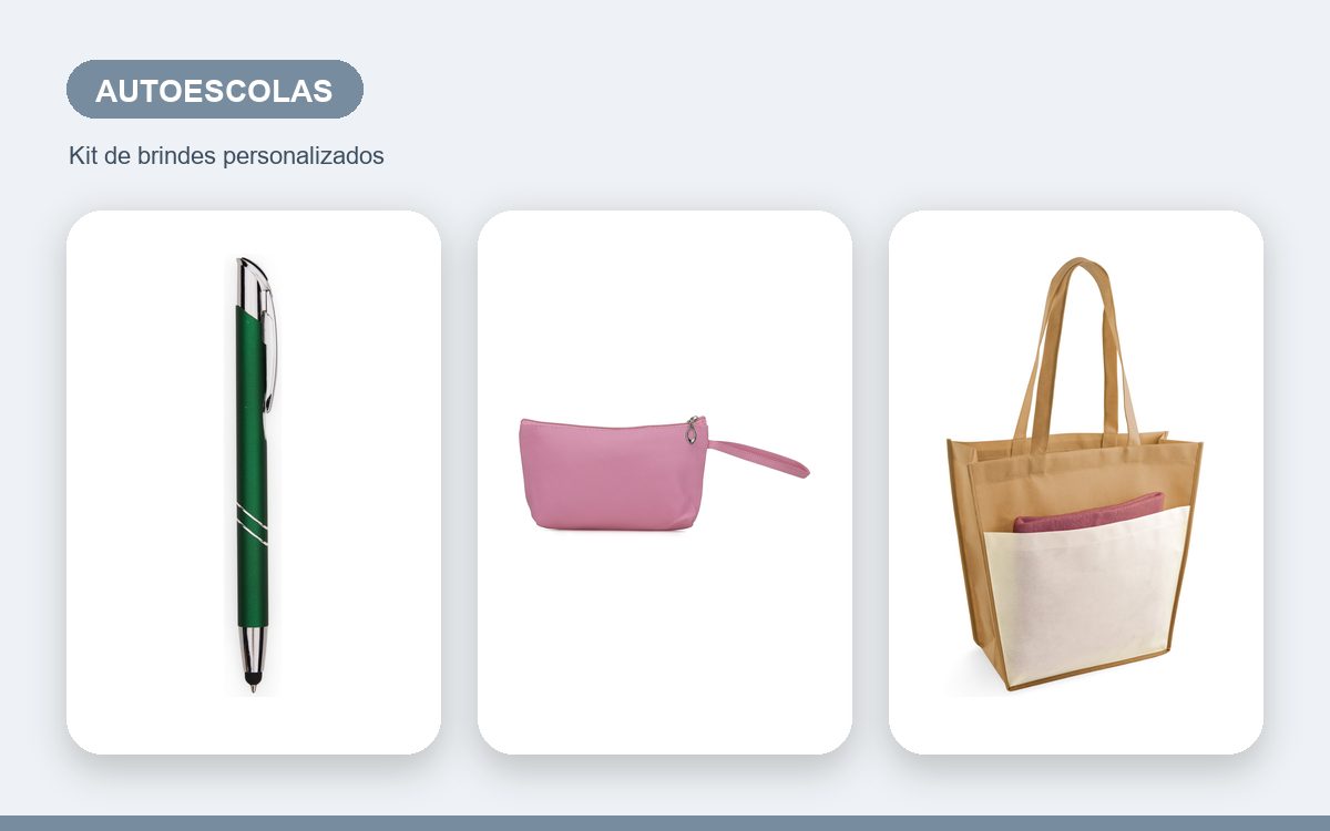 Brindes personalizados com a sua marca — Kit de brindes para autoescolas: como montar o ideal