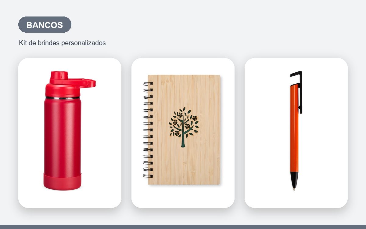 Brindes personalizados com a sua marca — Kit de Brindes para Bancos e Fintechs: Guia de Uso