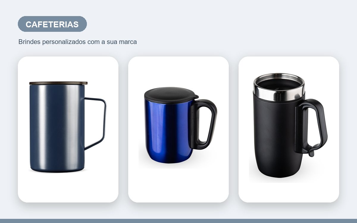 Brindes personalizados com a sua marca — Kit de brindes para cafeterias: deixe sua marca no cotidiano