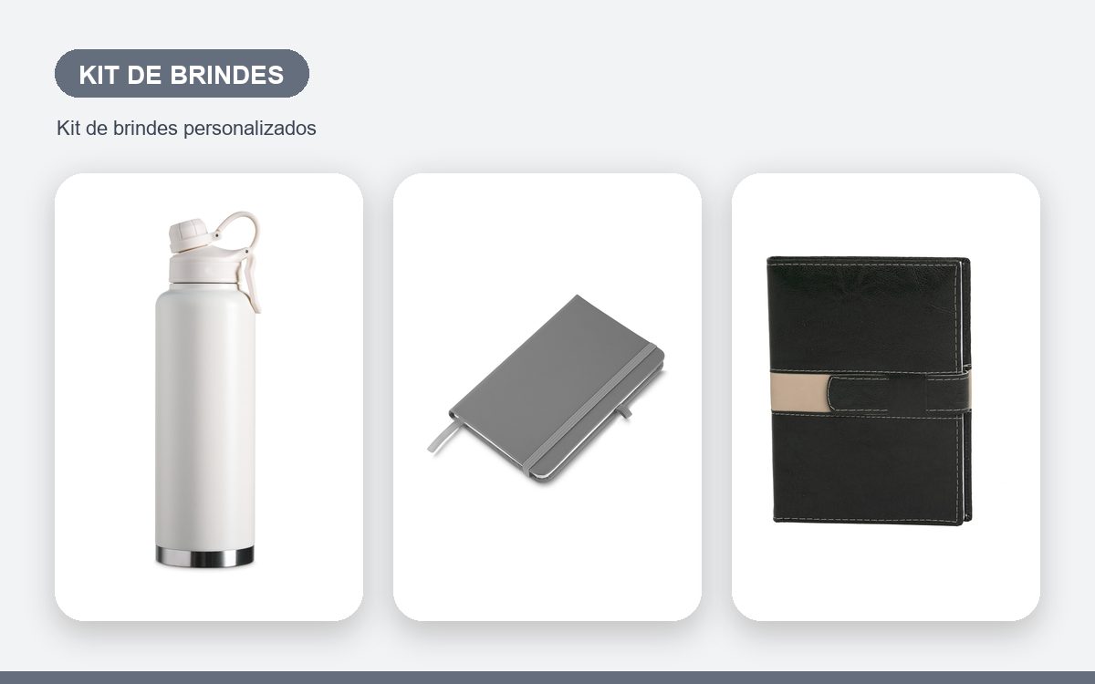 Brindes personalizados com a sua marca — Kit de brindes para clientes VIP: valorize quem mais importa