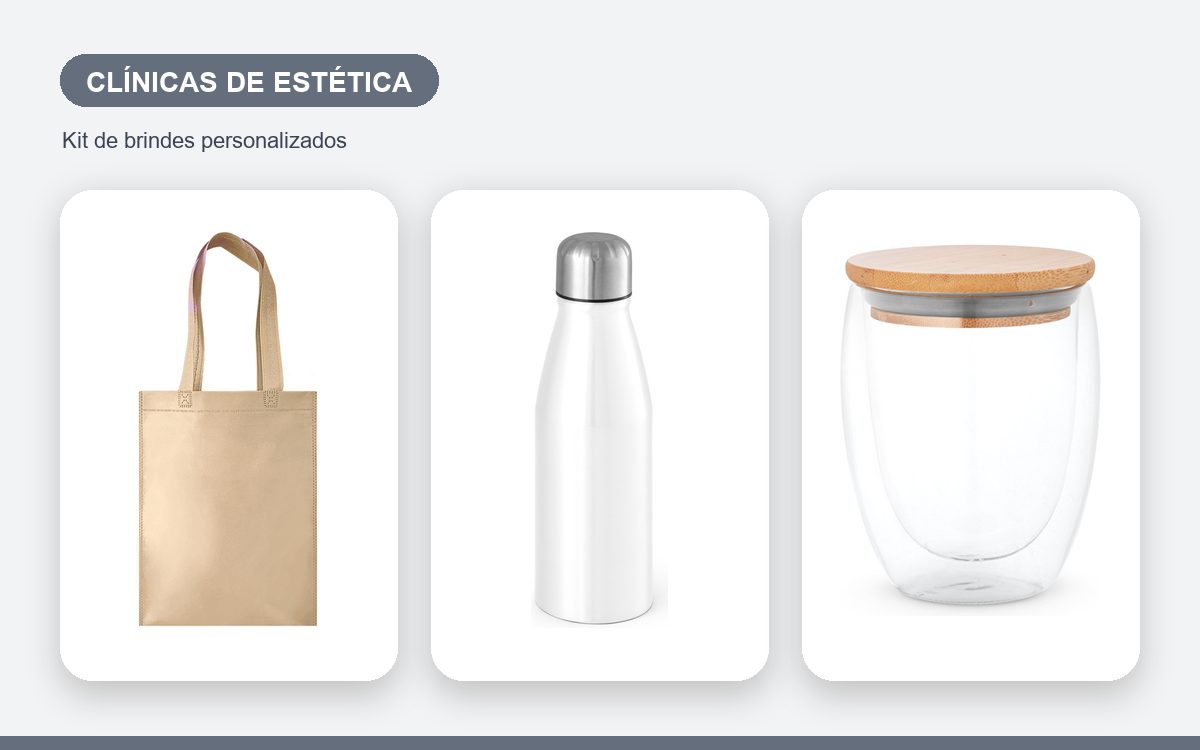 Brindes personalizados com a sua marca — Kit de brindes para clínicas de estética: guia prático