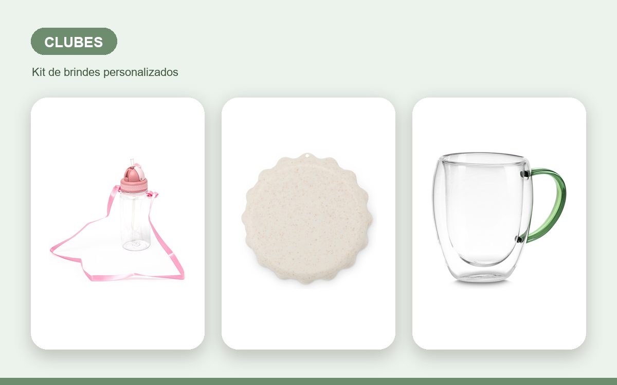 Brindes personalizados com a sua marca — Kit de brindes para clubes e associações: como montar