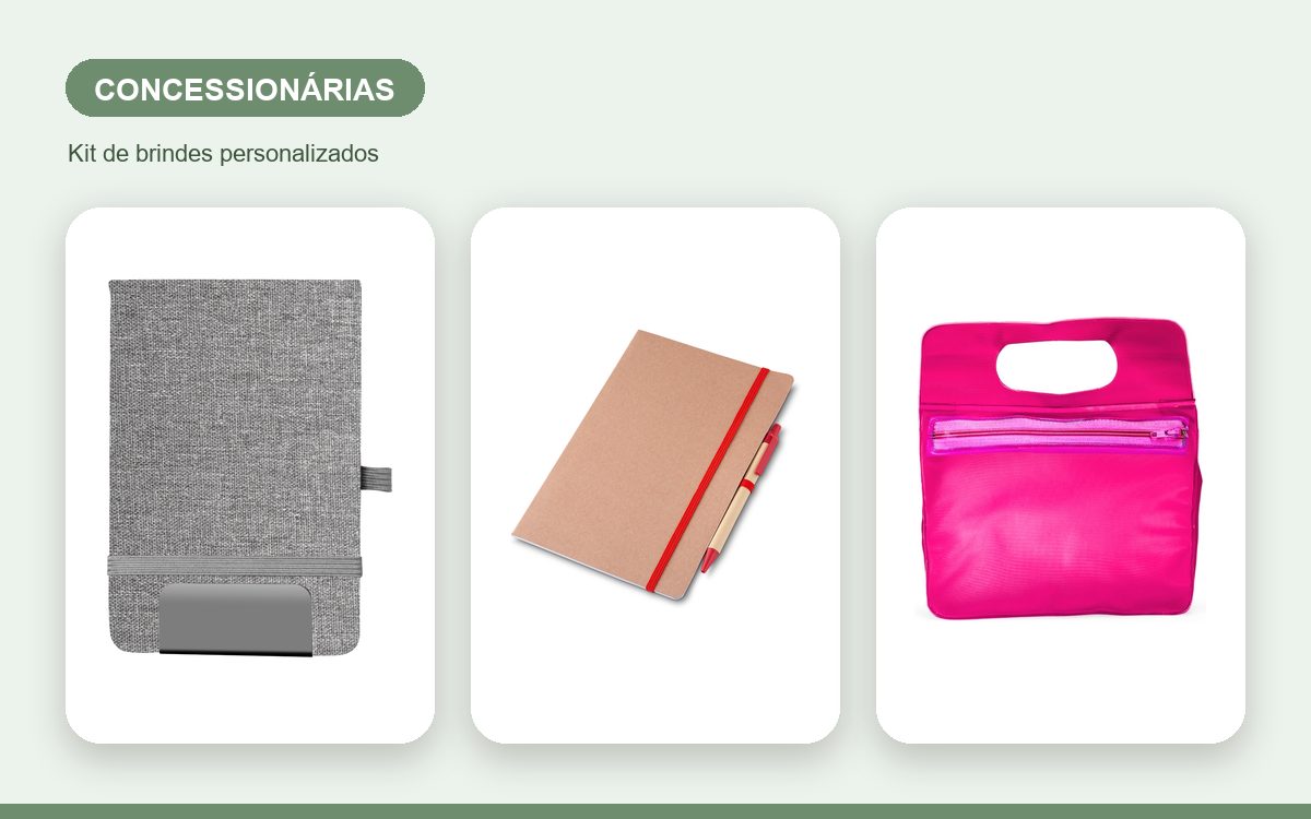 Brindes personalizados com a sua marca — Kit de brindes para concessionárias: como montar e quando entregar