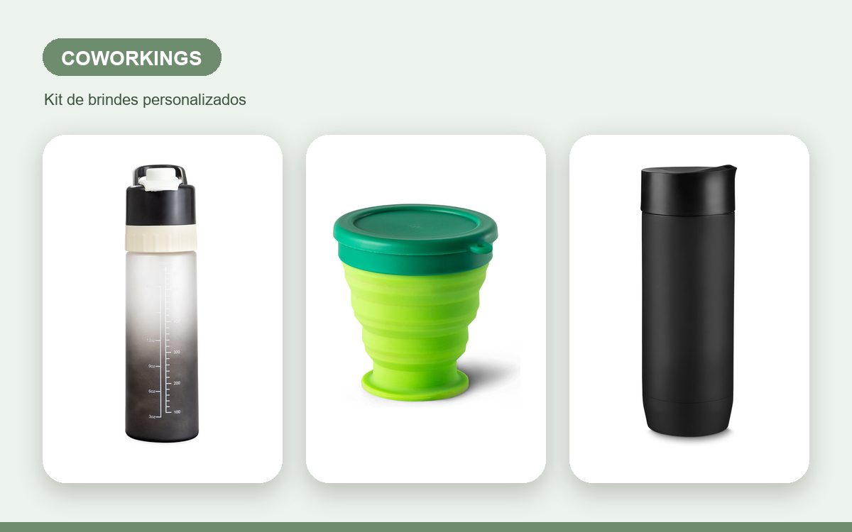 Brindes personalizados com a sua marca — Kit de brindes para coworkings: como montar e quando entregar