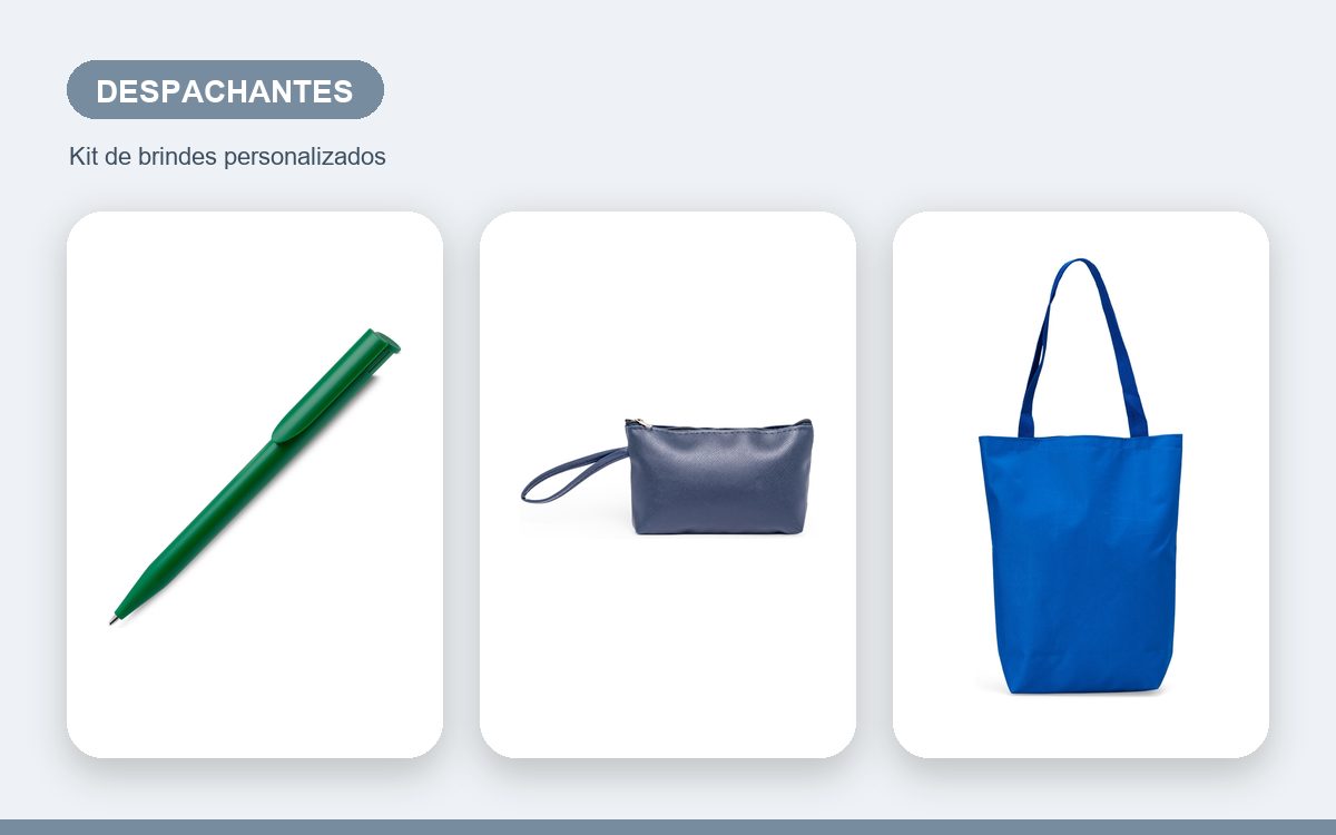 Brindes personalizados com a sua marca — Kit de brindes para despachantes: como montar e entregar