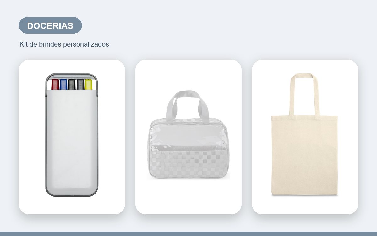 Brindes personalizados com a sua marca — Kit de brindes para docerias e confeitarias: guia completo